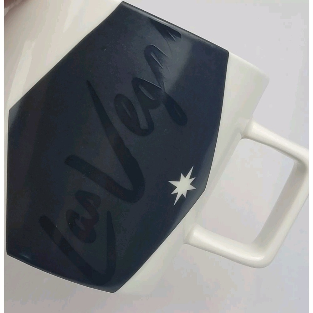 Starbucks Las Vegas Nevada Strip Coffee Tea Mug Cup‎ 14oz Mug Star Blue White - Picture 3 of 4